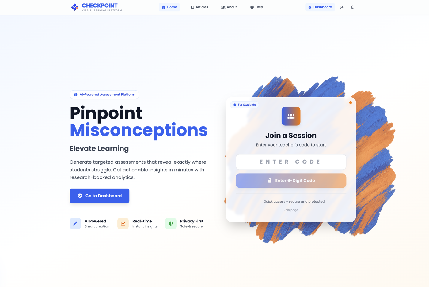 CHECKPOINT AI-Powered Assessment Platform
