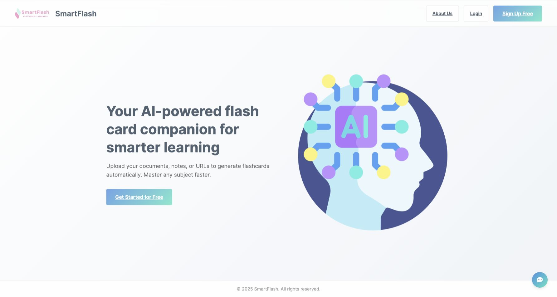 SmartFlash demo landing page