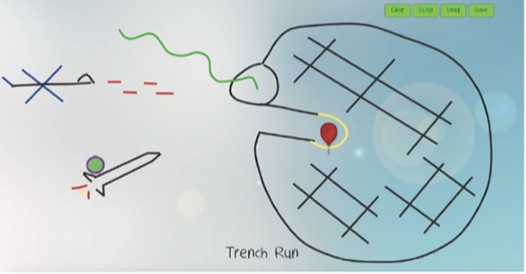 Student-made level: Trench Run